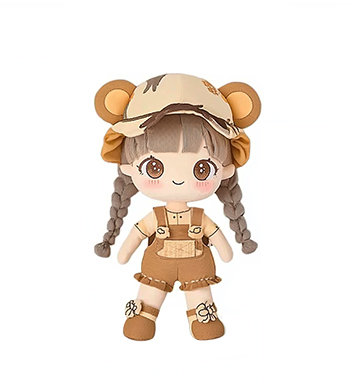 戴帽女孩人偶