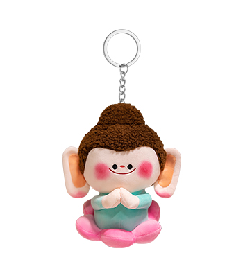 莲花小佛钥匙扣